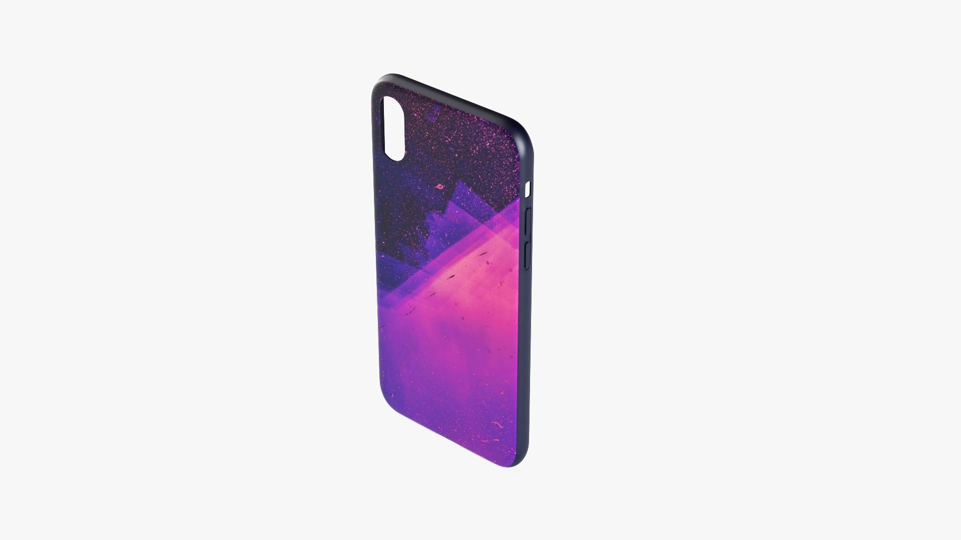 iPhone XR Case 1 Low-poly 3D model_1