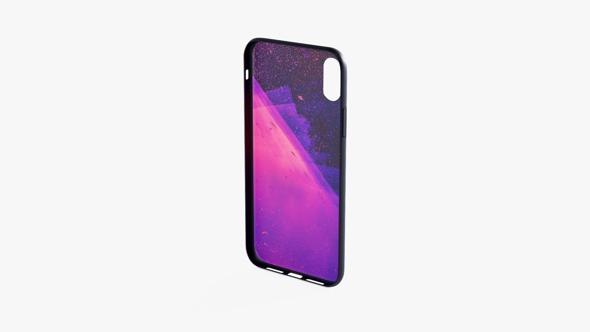 iPhone XR Case 1 Low-poly 3D model_8