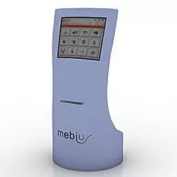 terminal mebiu kiosk Free 3D model_0