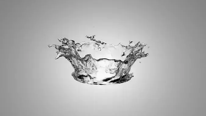3D Splash Water 3D model