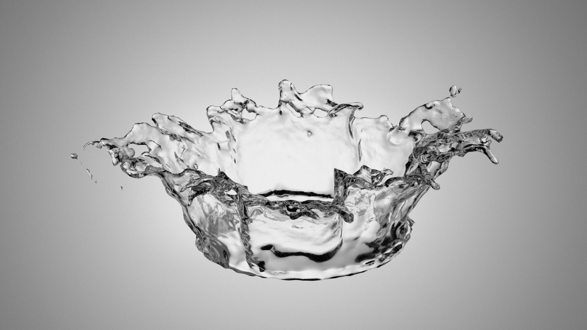 3D Splash Water 3D model_4