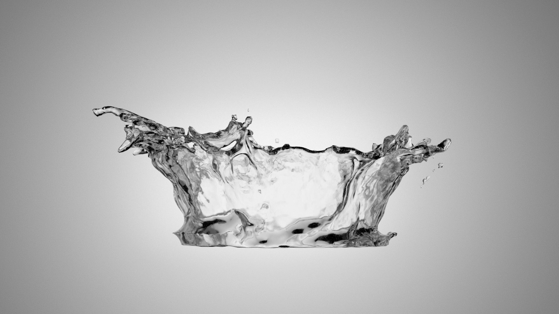 3D Splash Water 3D model_3