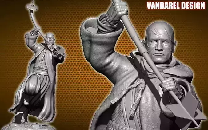 Boba Fett civil the Mandalorian Season 2 3D print model
