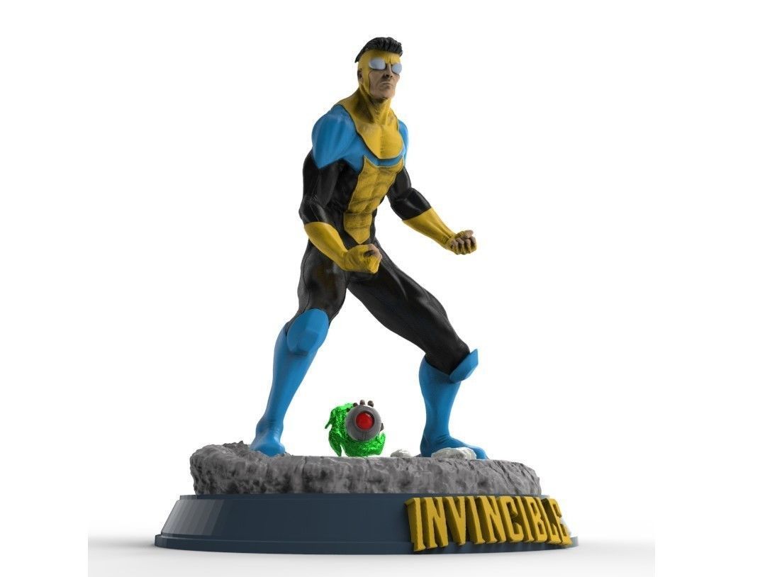 INVINCIBLE STATUE 3D print model