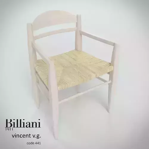 Billiani Vincent VG armchair rope 3D model