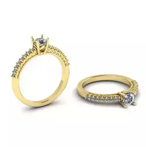 445 Ring with round stones