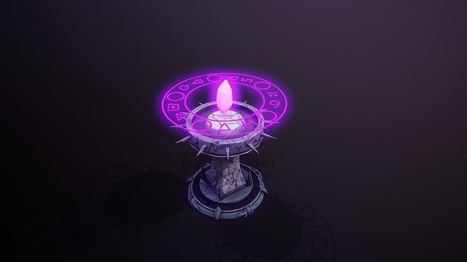 Dark Tower Low-poly 3D model