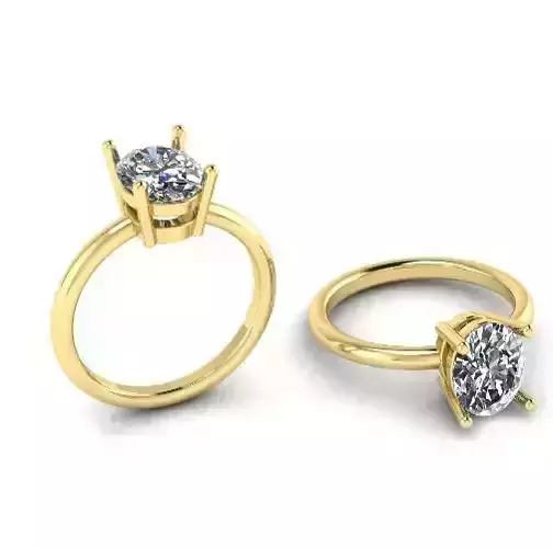 431 Ring with one stone