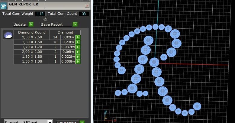 417 Pendant in the form of a letter R 3D print model_4