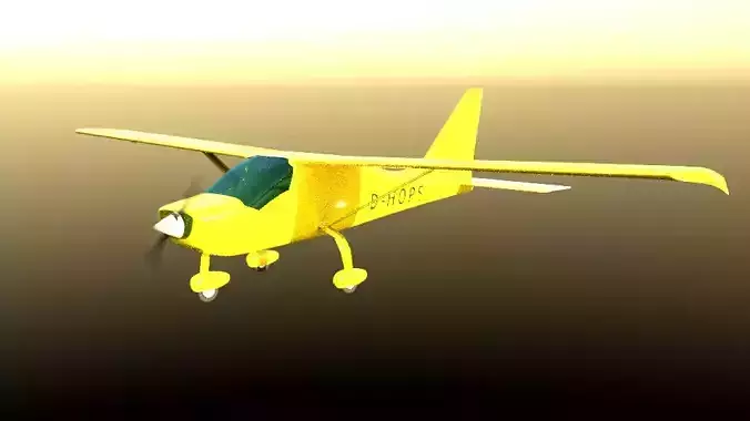Ultralight  Airplane Symphonie 3D model
