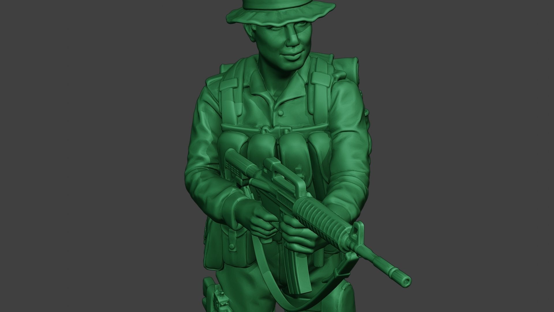 Modern Jungle Soldier Action MJS1 3D print model_20