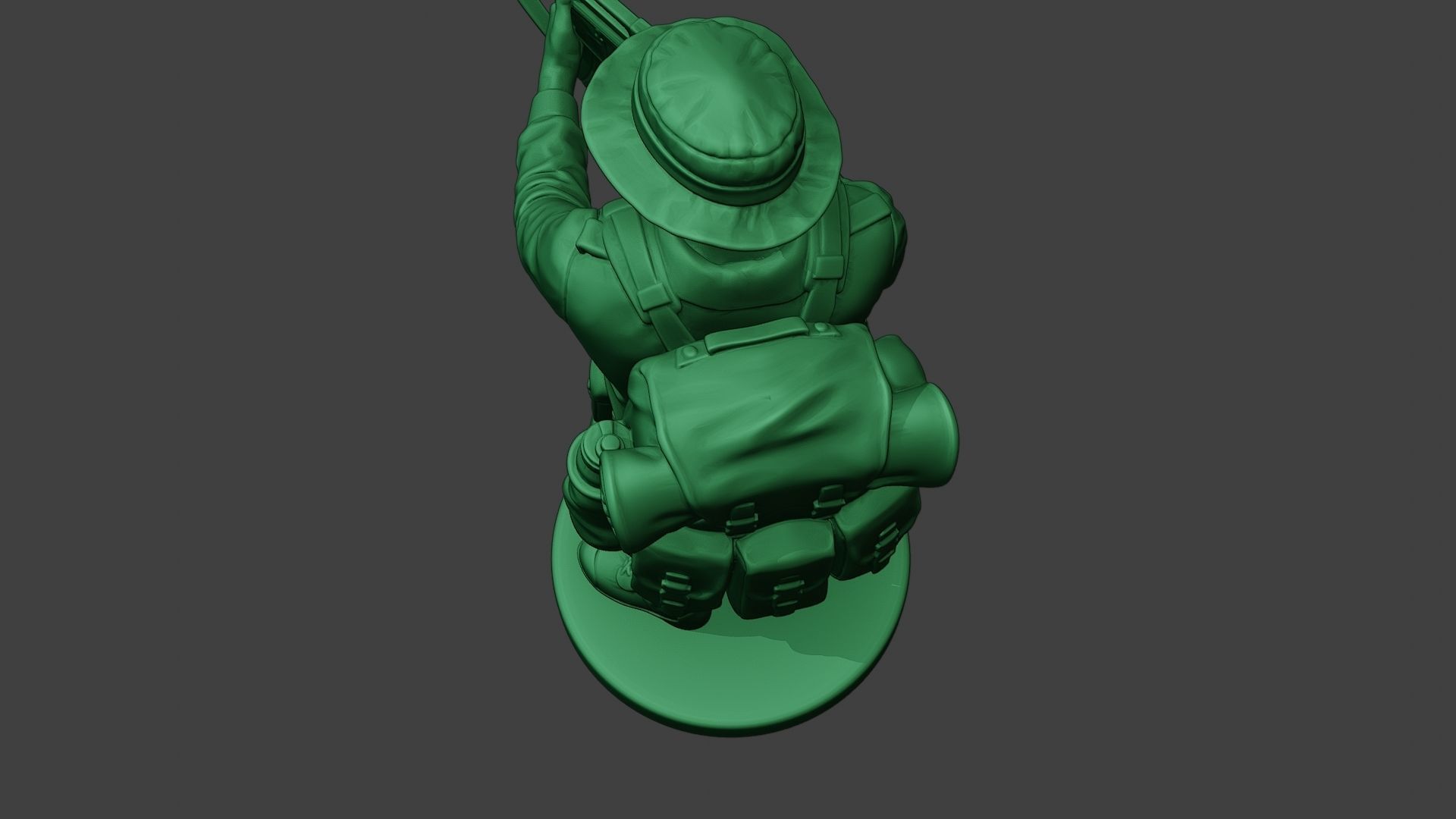 Modern Jungle Soldier Action MJS1 3D print model_17