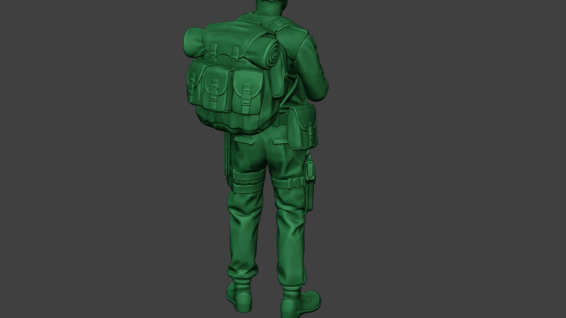 Modern Jungle Soldier Action MJS1 3D print model_26