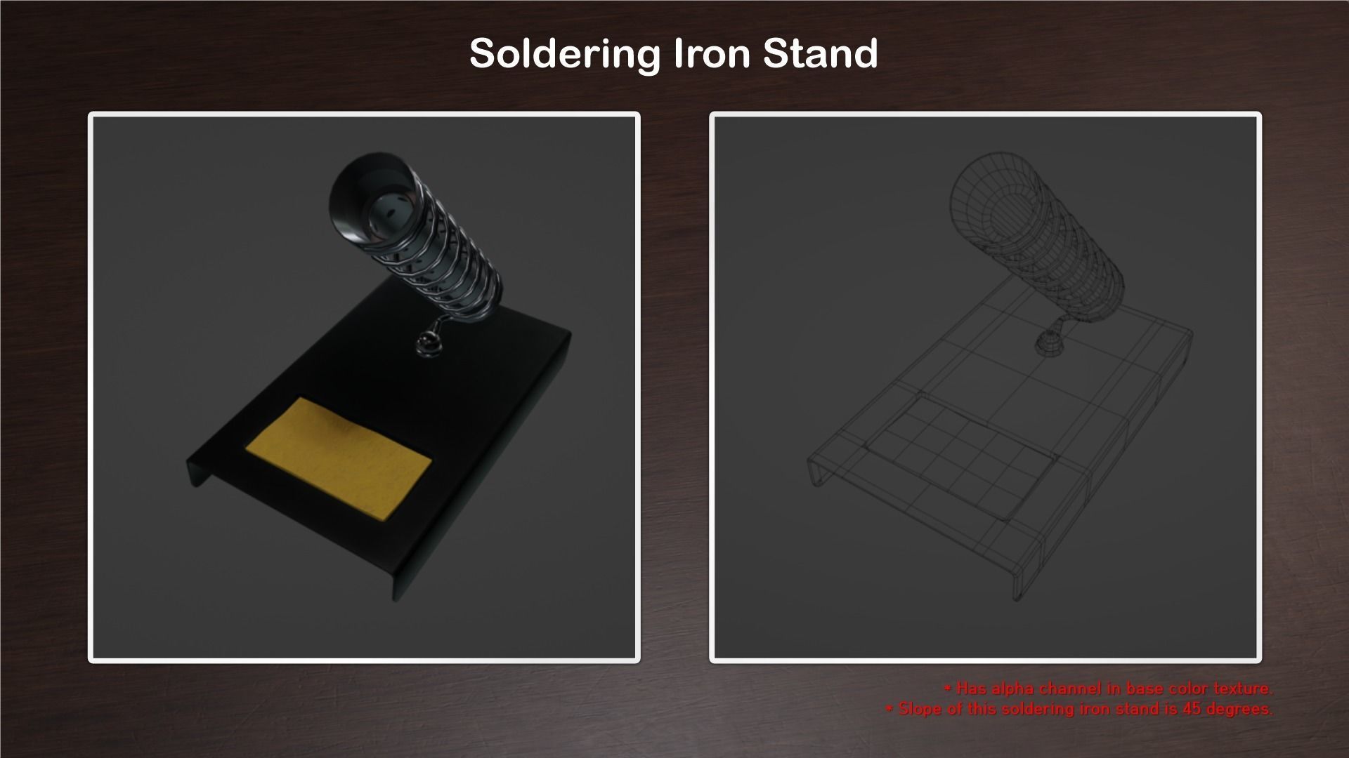 Game Ready Soldering Tools Pack Low-poly 3D model_7