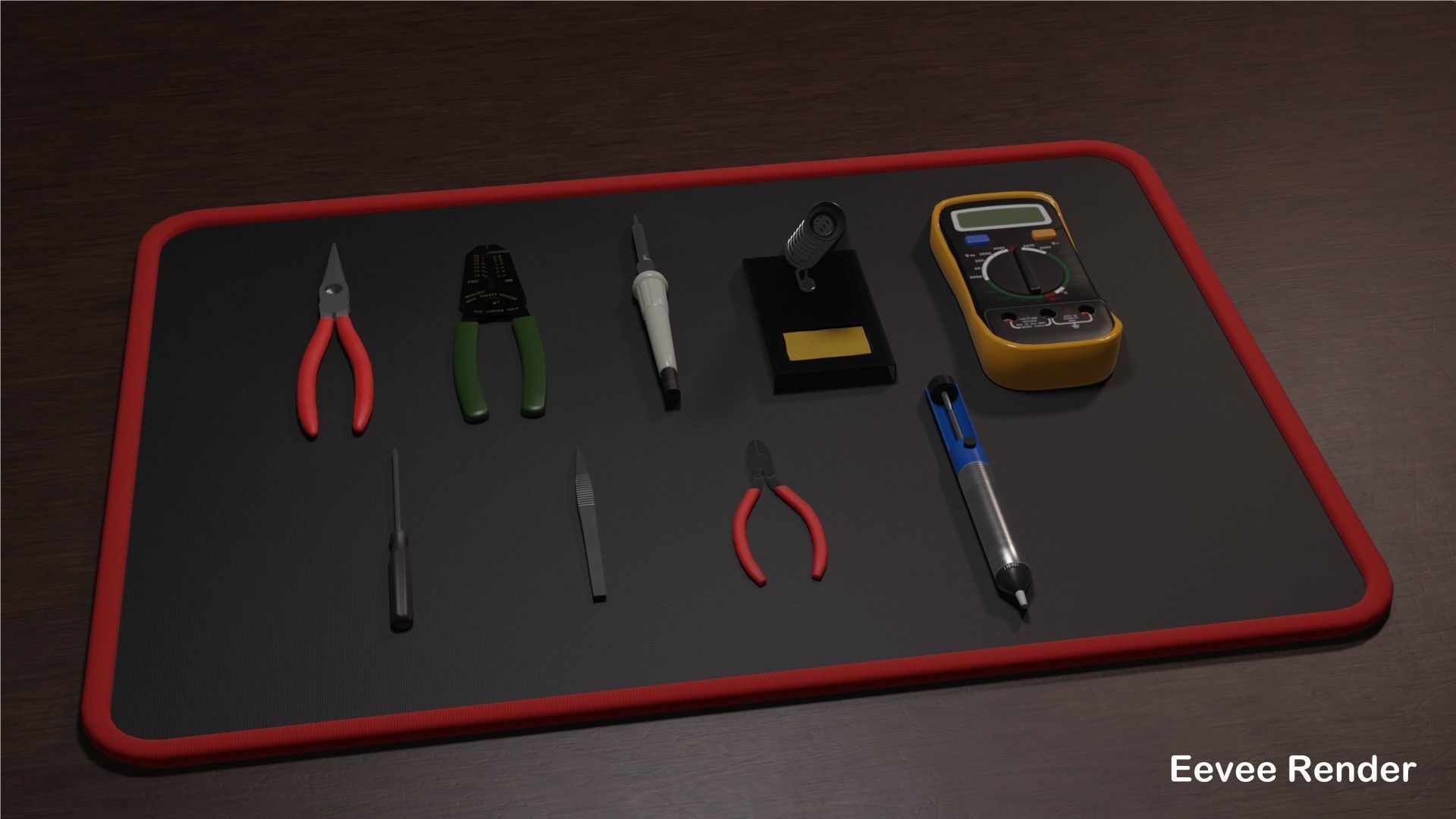 Game Ready Soldering Tools Pack Low-poly 3D model_2