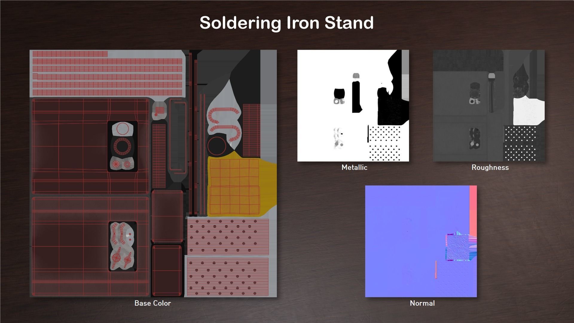 Game Ready Soldering Tools Pack Low-poly 3D model_8