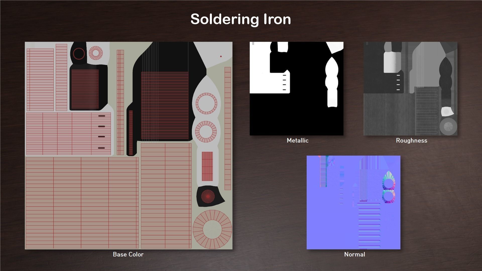 Game Ready Soldering Tools Pack Low-poly 3D model_6