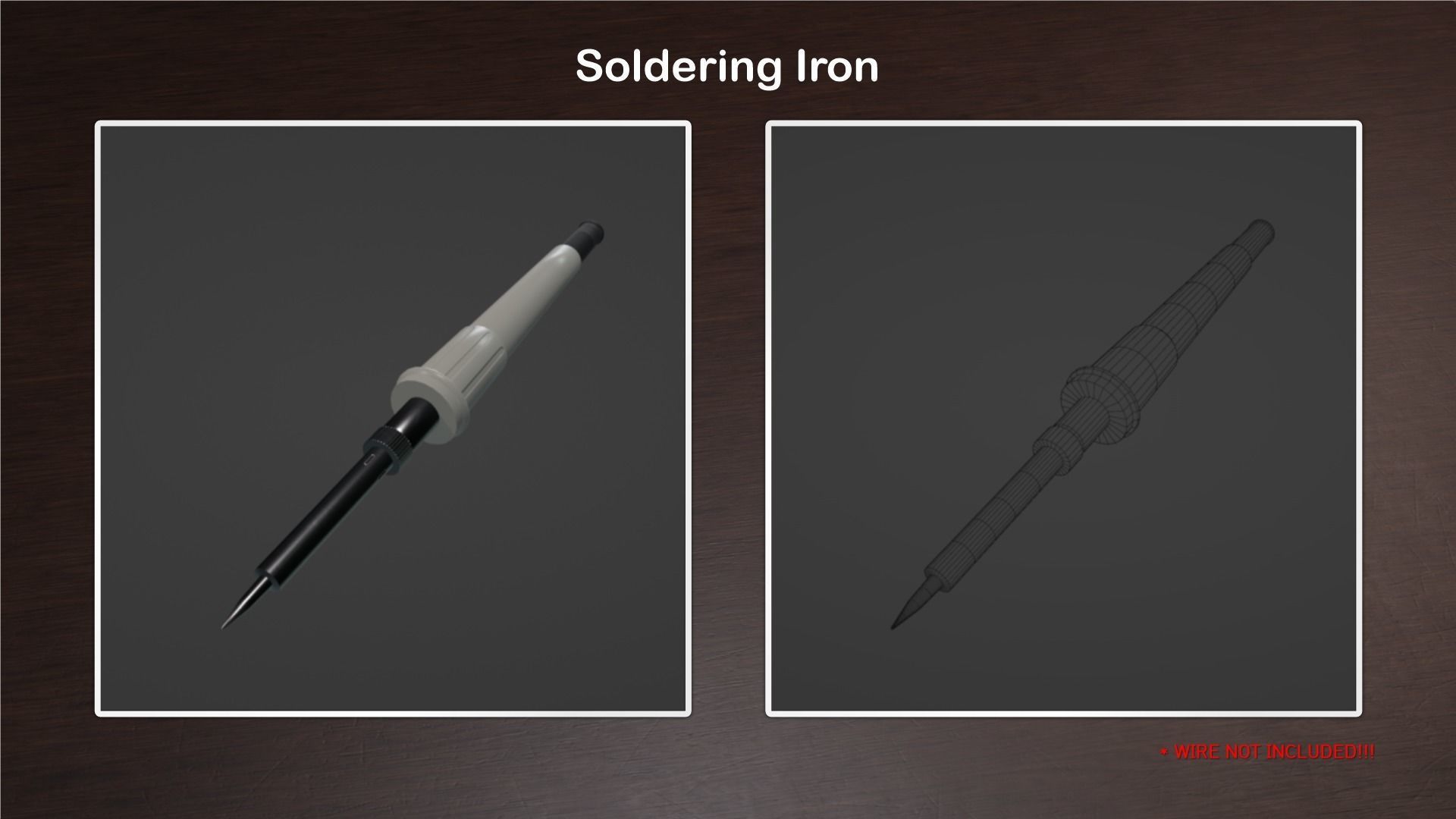 Game Ready Soldering Tools Pack Low-poly 3D model_5