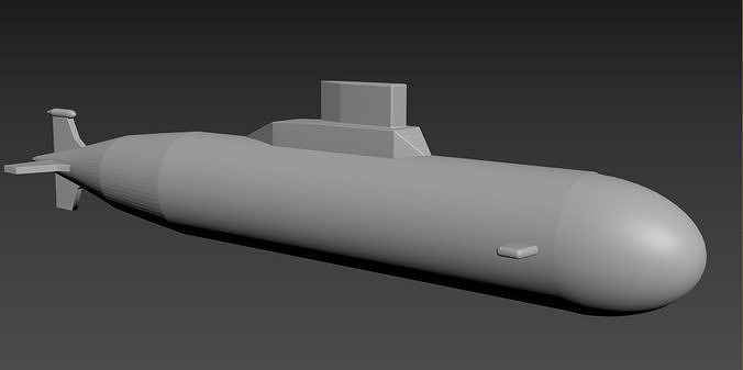 submarine Free 3D model