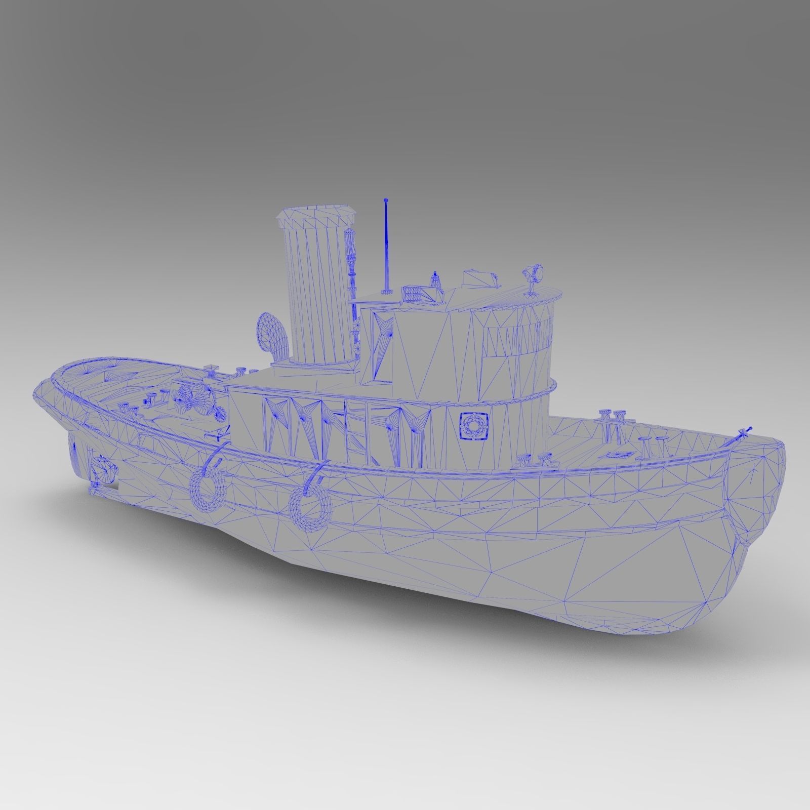 Tug boat 3D model_6