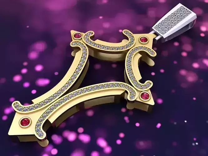 Cross pendant - God Pendant 