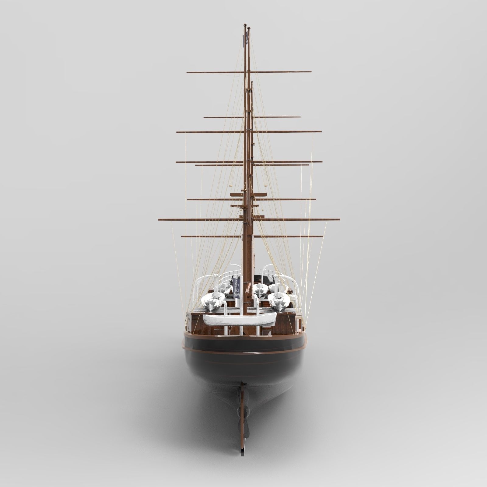 Tall Ship 3D model_4