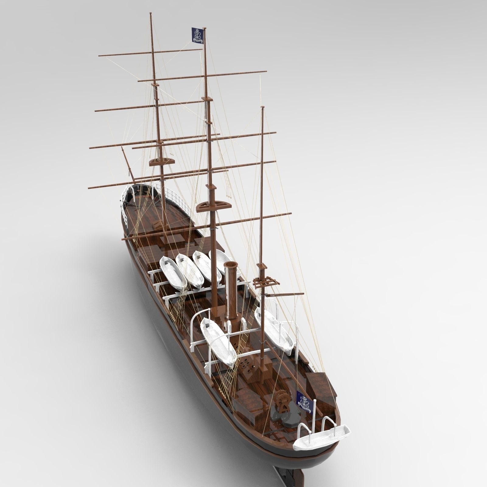 Tall Ship 3D model_5
