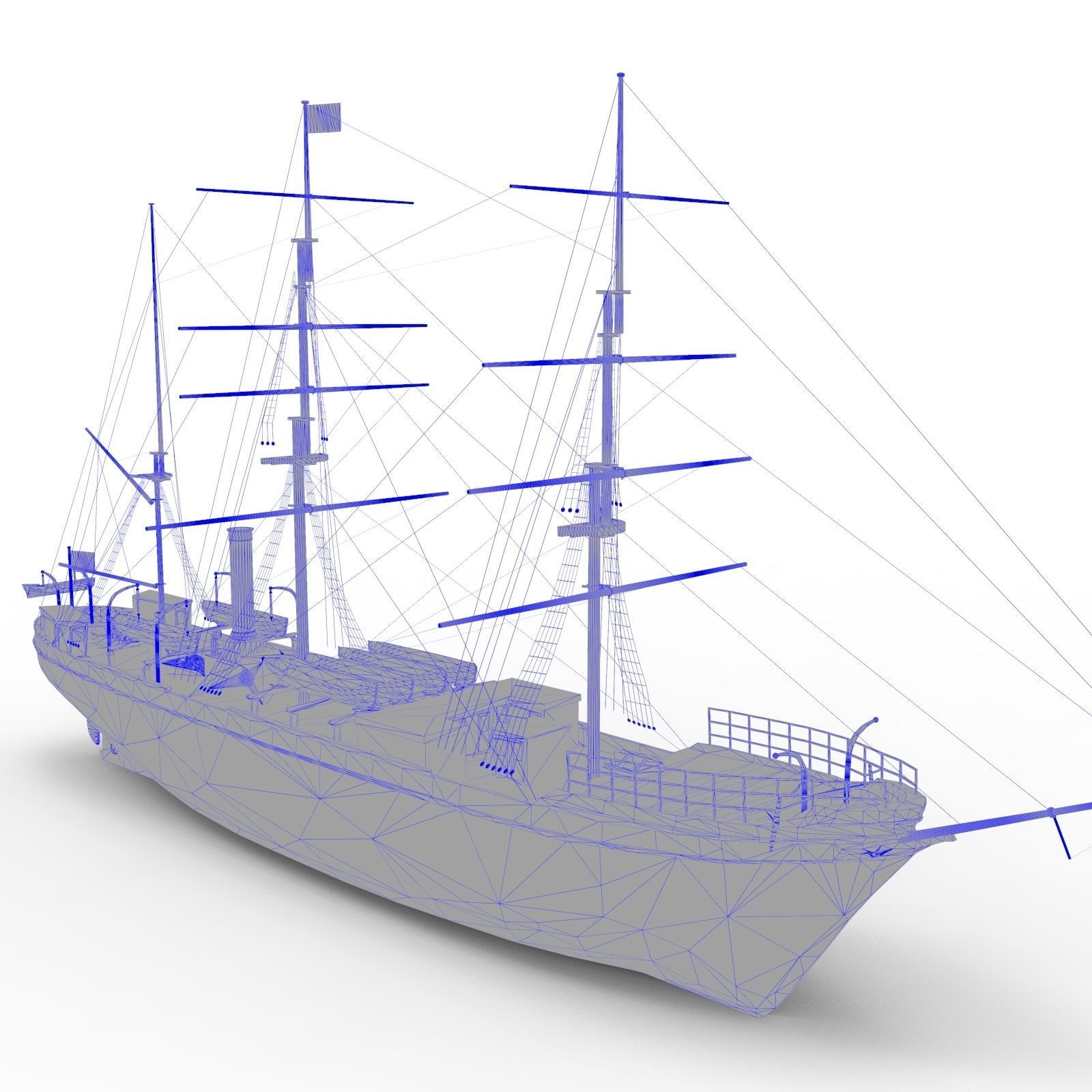 Tall Ship 3D model_9
