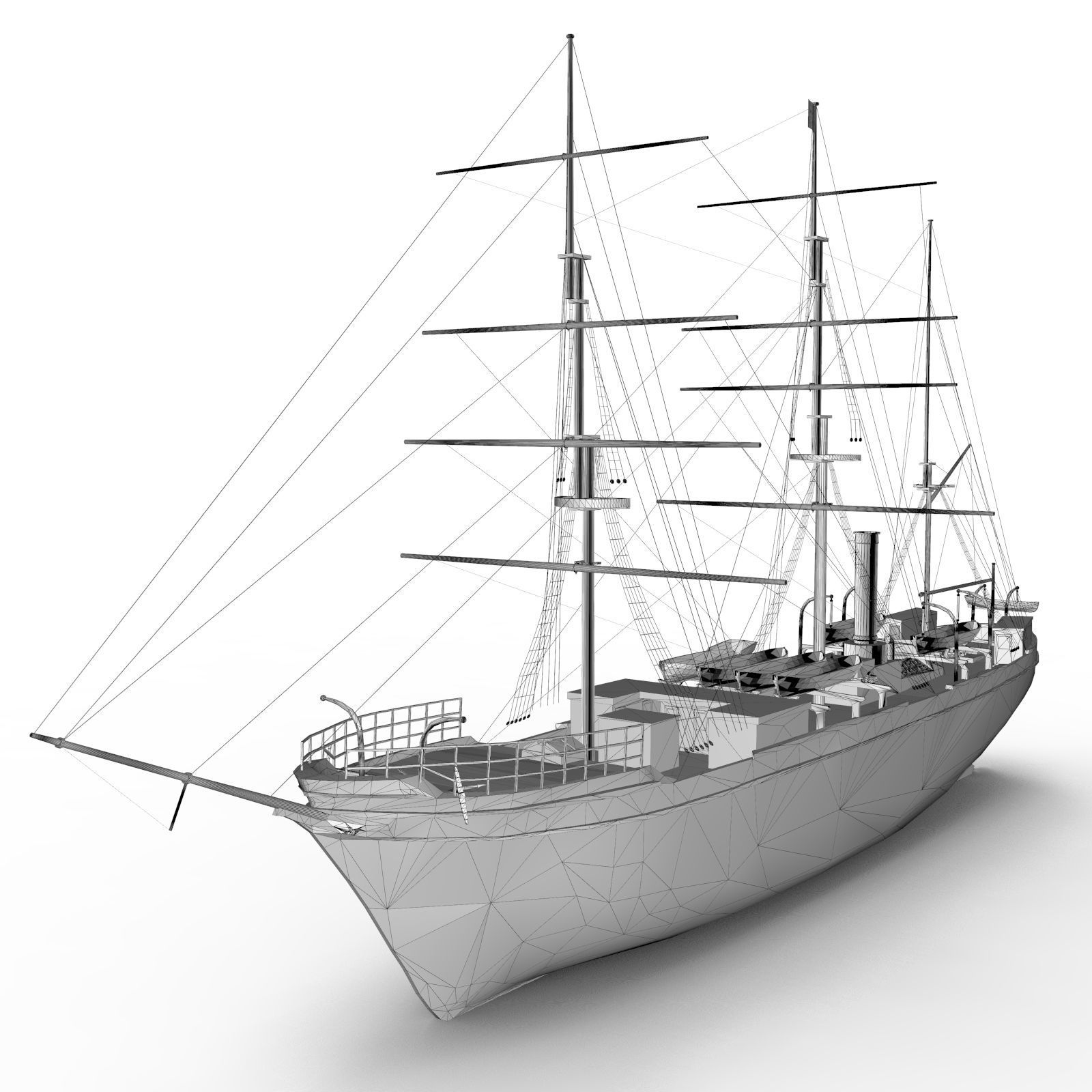 Tall Ship 3D model_8