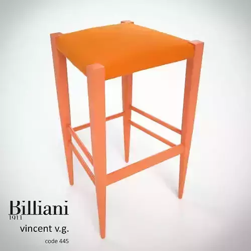 Billiani Vincent VG stool 445 3D model
