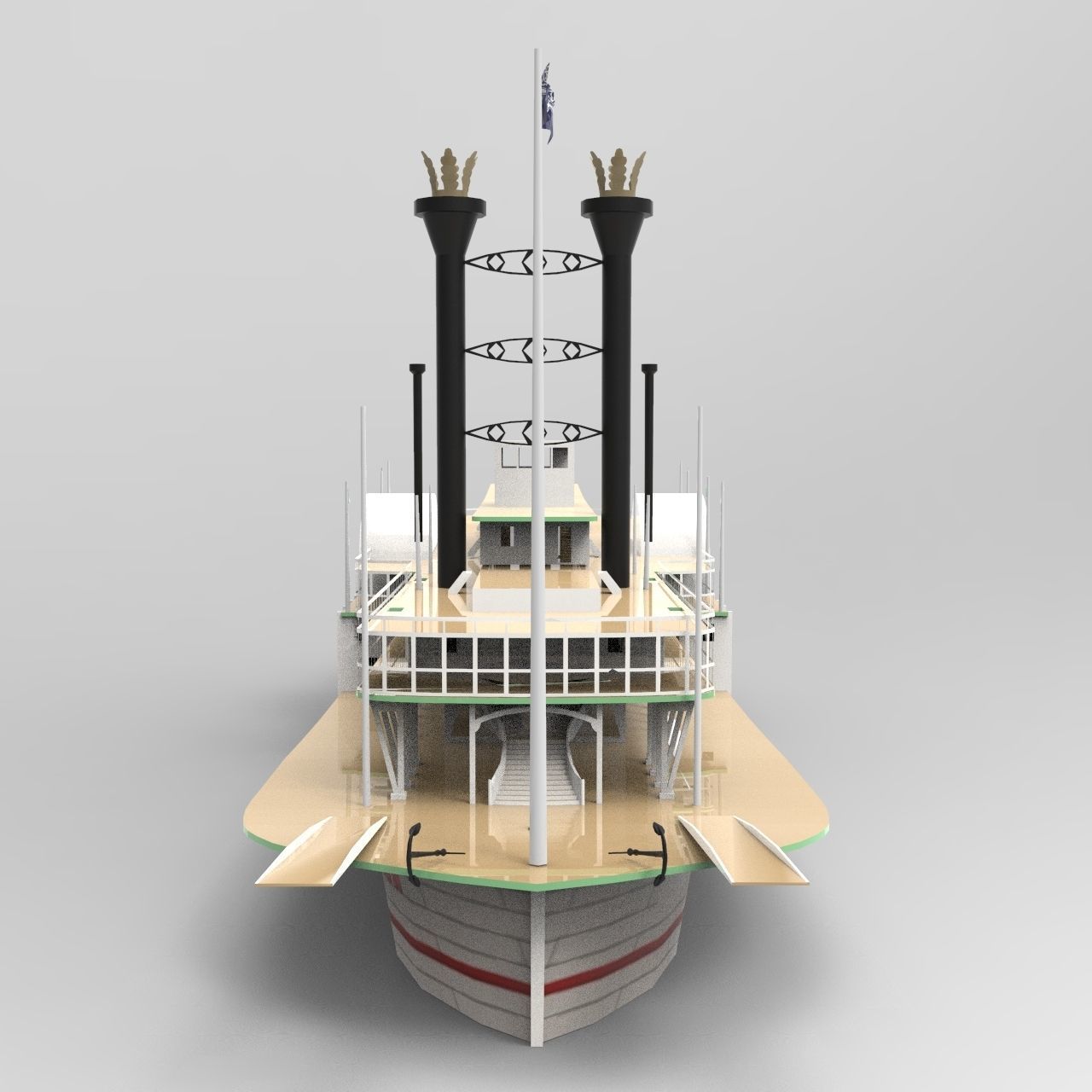 SBM Queen Ship 3D model_5