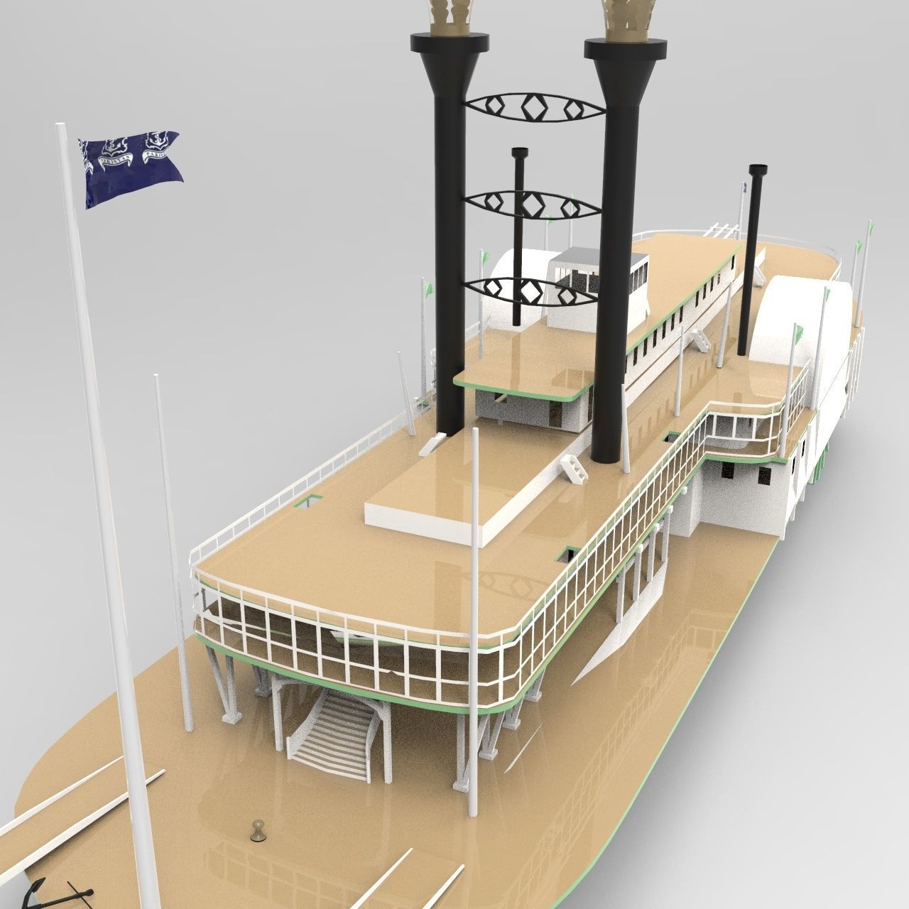SBM Queen Ship 3D model_6