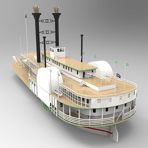 SBM Queen Ship 3D model