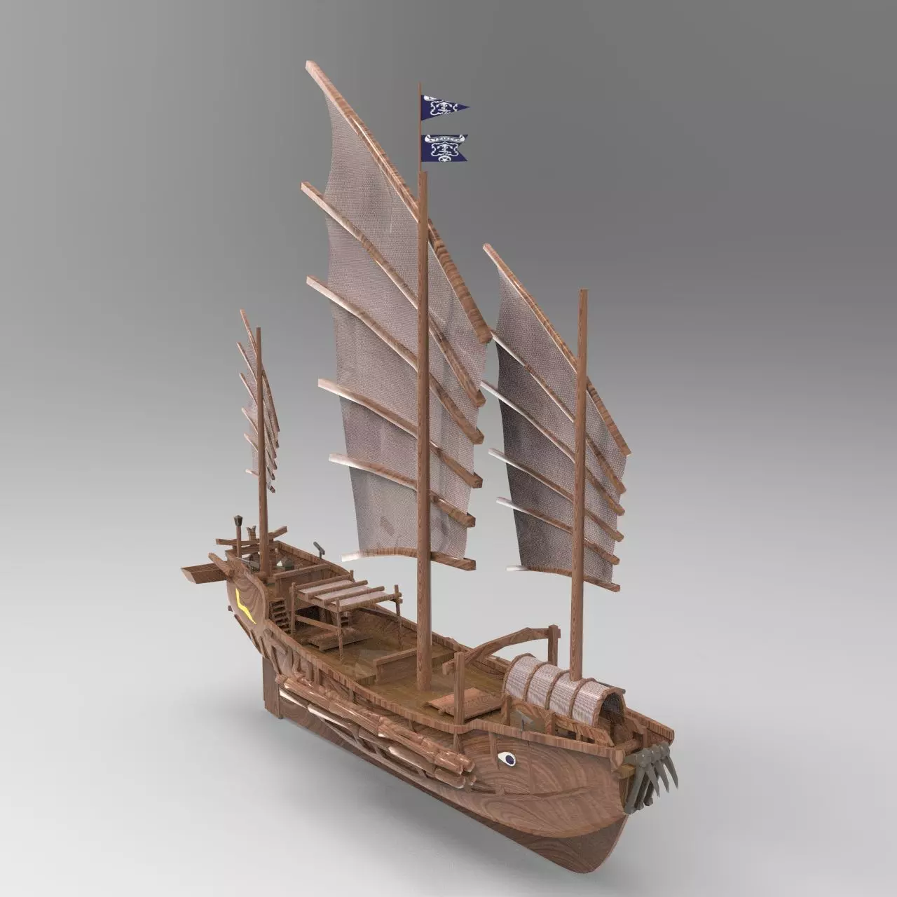 Renaissance Ships 3D model