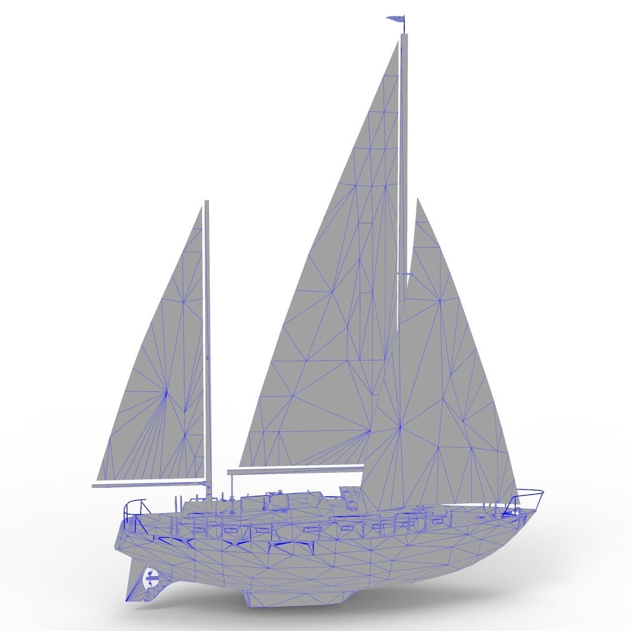 Flagship Boat 2 3D model_9