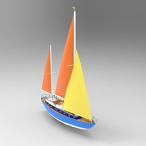 Flagship Boat 2 3D model