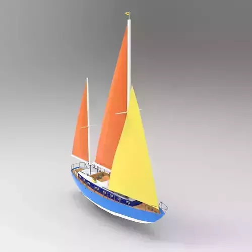 Flagship Boat 2 3D model