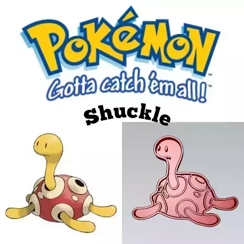 Pokemon Shuckle Cookie Cutter Stamp Cake Decorating  3D model