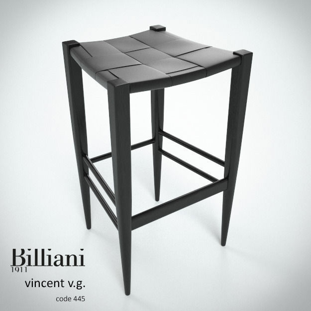 Billiani Vincent VG stool 445 black