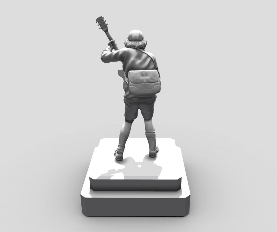 Angus young ACDC -  3dprinting 3D print model_10