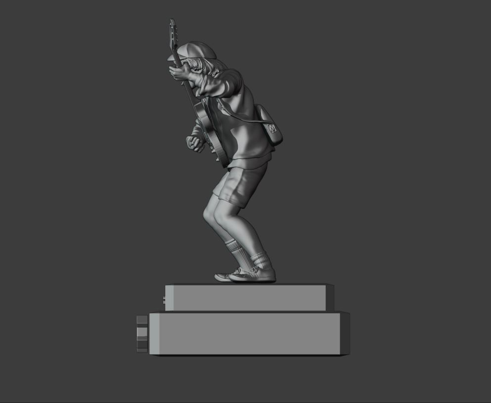 Angus young ACDC -  3dprinting 3D print model_9