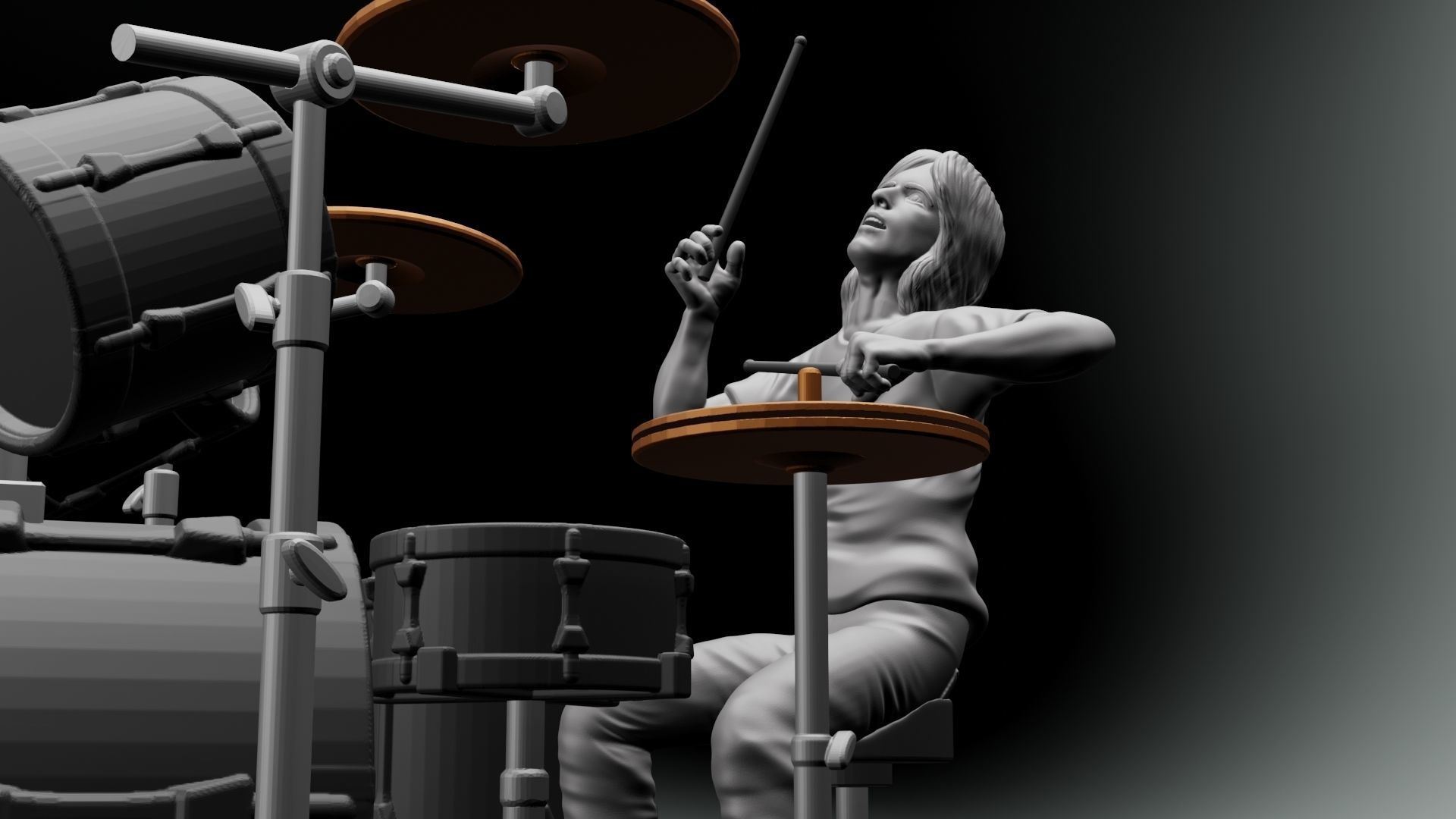 Angus young ACDC -  3dprinting 3D print model_19