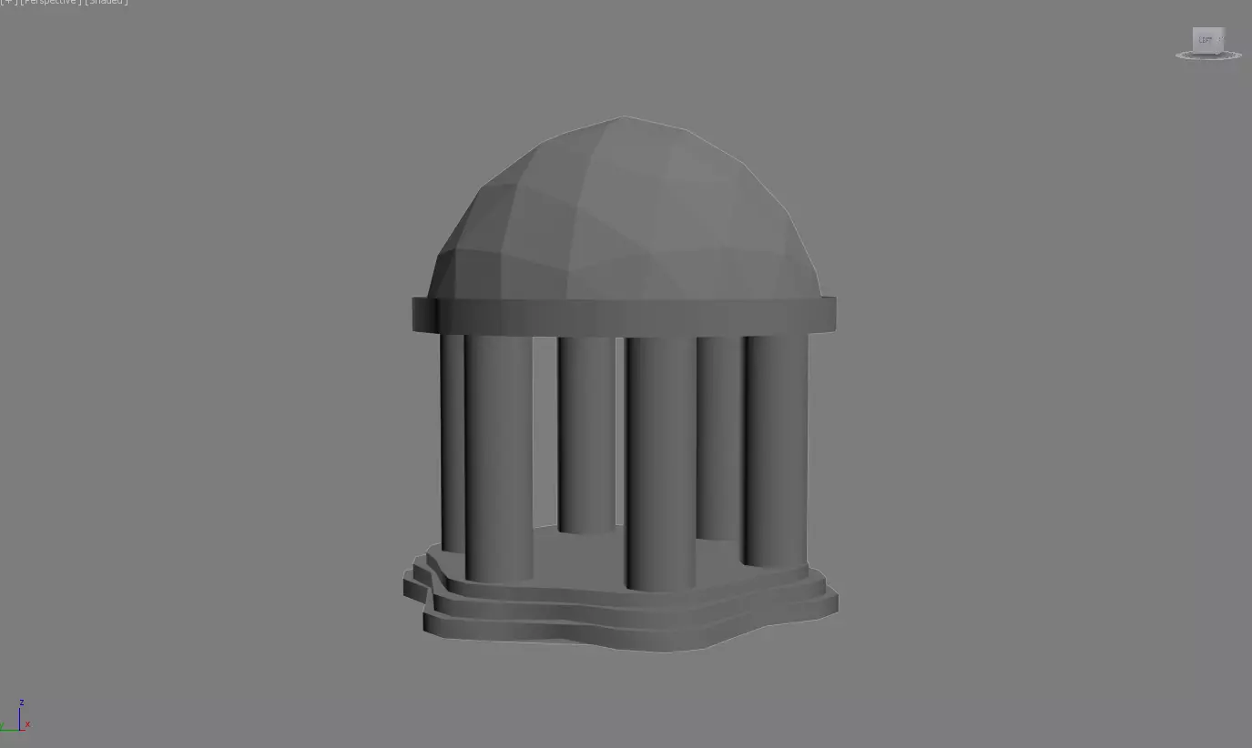 GAZEBO pillar Free 3D model