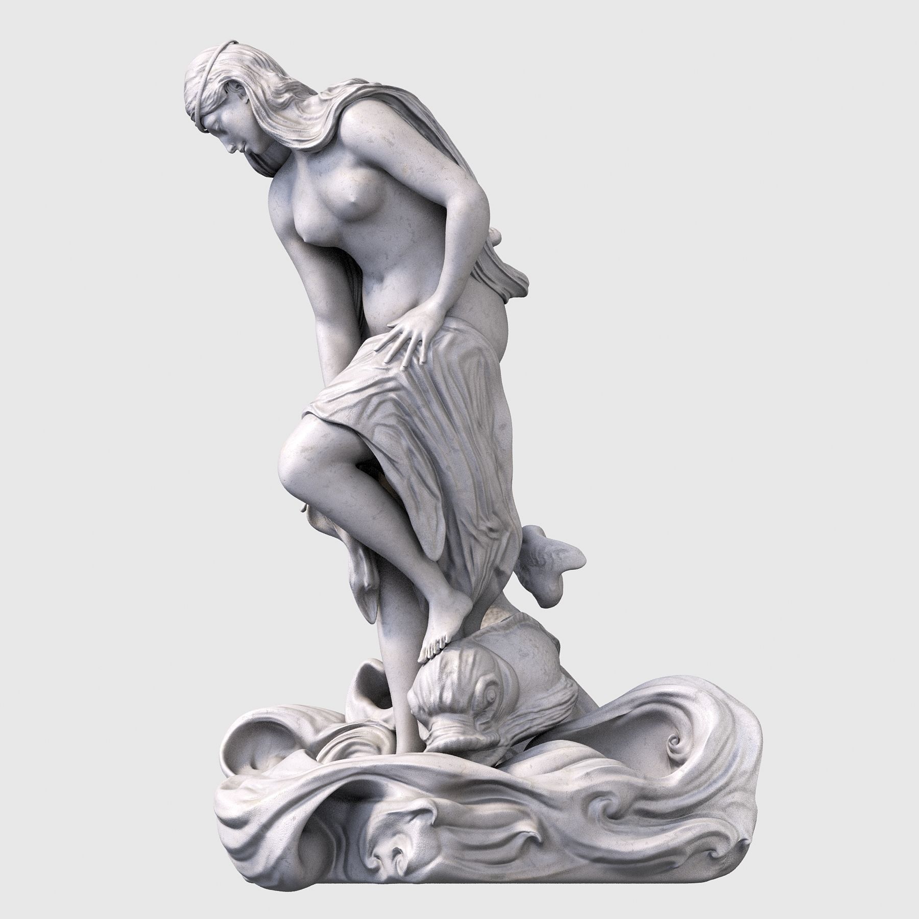 Sea Nymph 3D print model_23