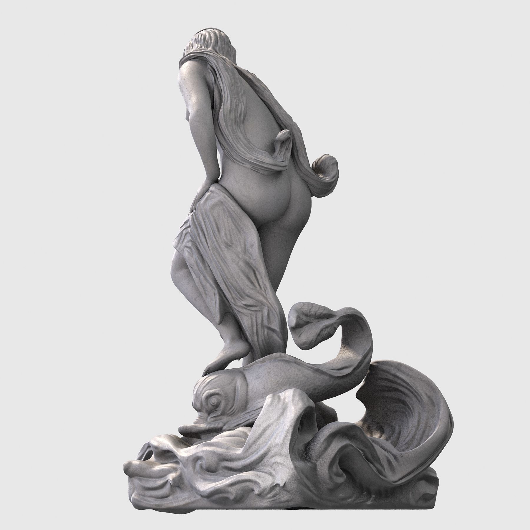 Sea Nymph 3D print model_2