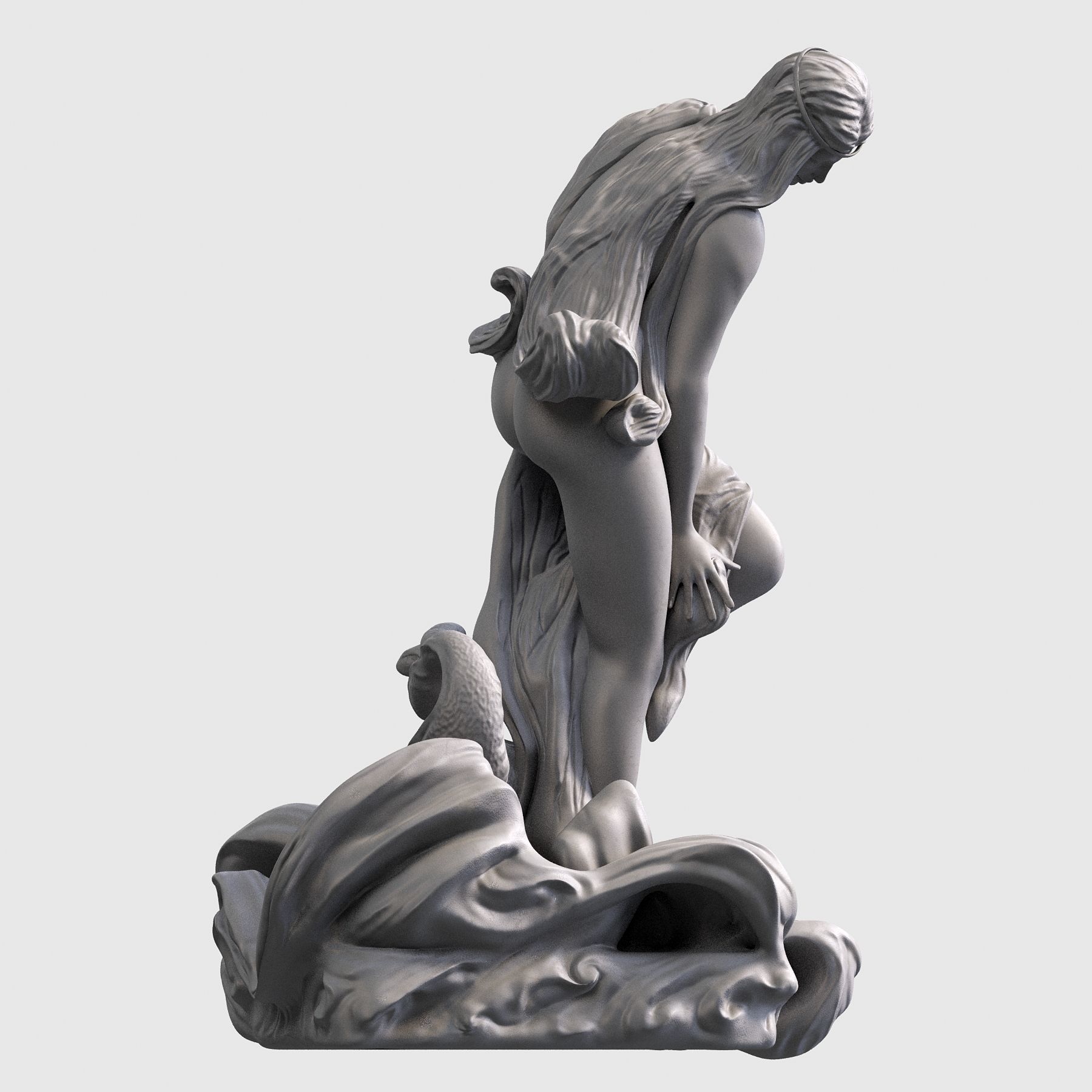 Sea Nymph 3D print model_8