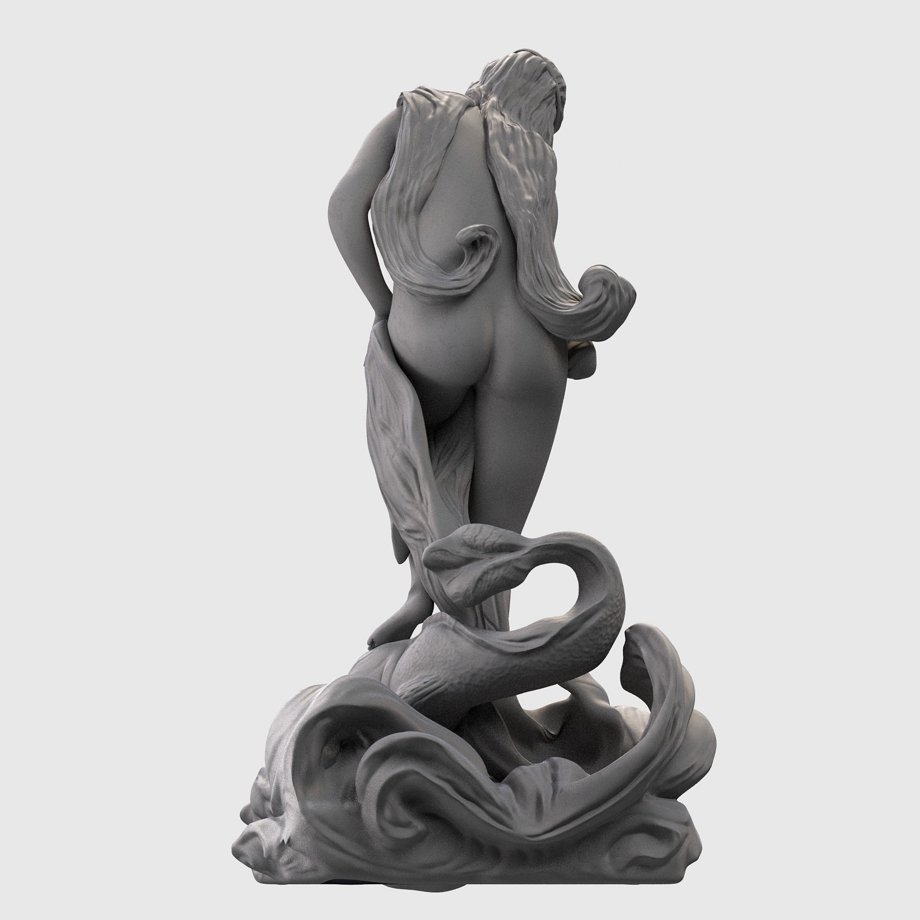 Sea Nymph 3D print model_4