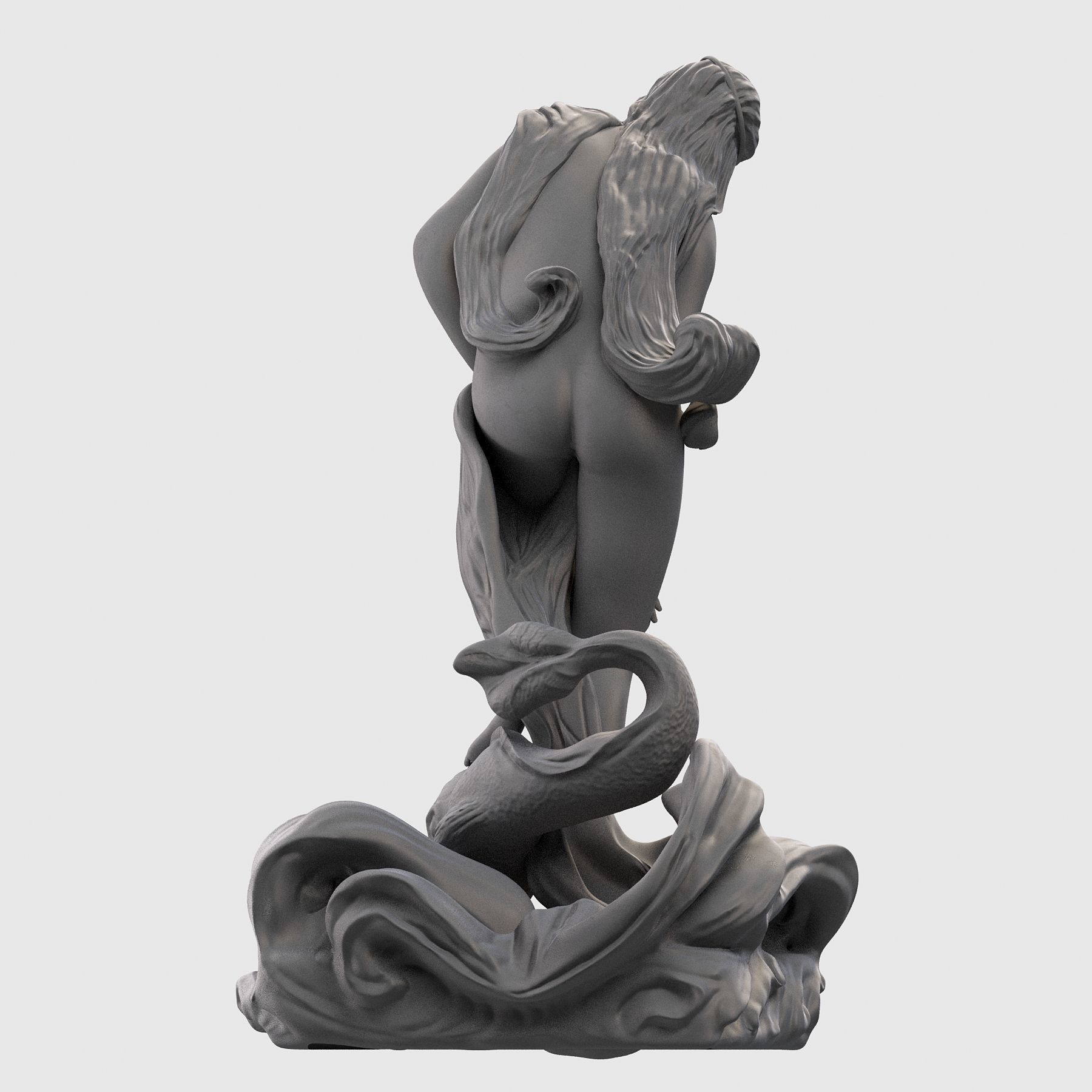 Sea Nymph 3D print model_5