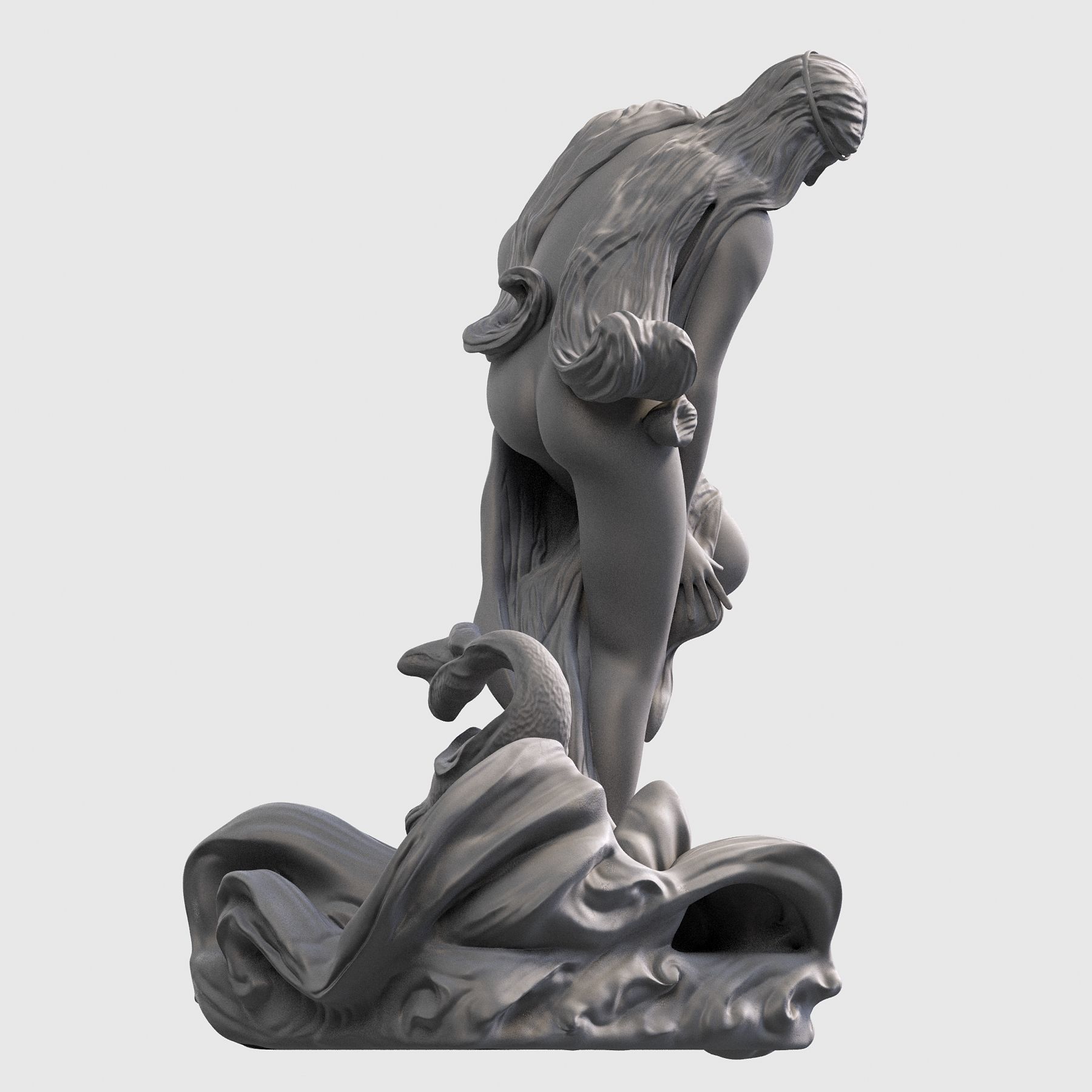 Sea Nymph 3D print model_7