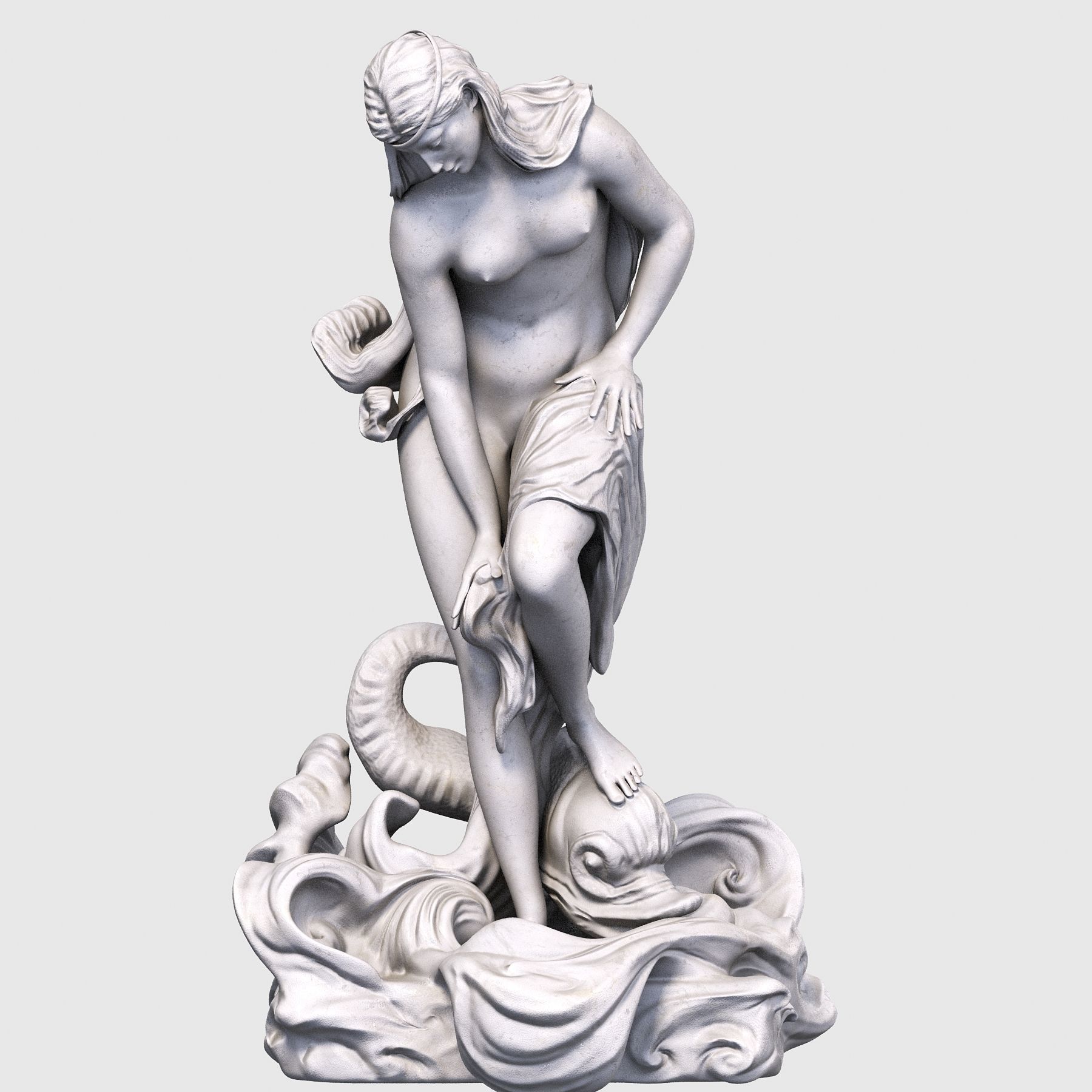 Sea Nymph 3D print model_18